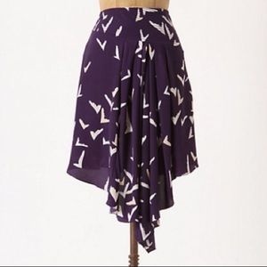 Anthropologie | Leifsdottir Asymmetrical Skirt